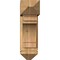 Ekena Millwork Merced Arts and Crafts Rough Sawn Bracket w/ Offset Brace, Western Red Cedar, 8"W x 22"D x 26"H BKT0806X22X26MRC03RWR - alternate 4